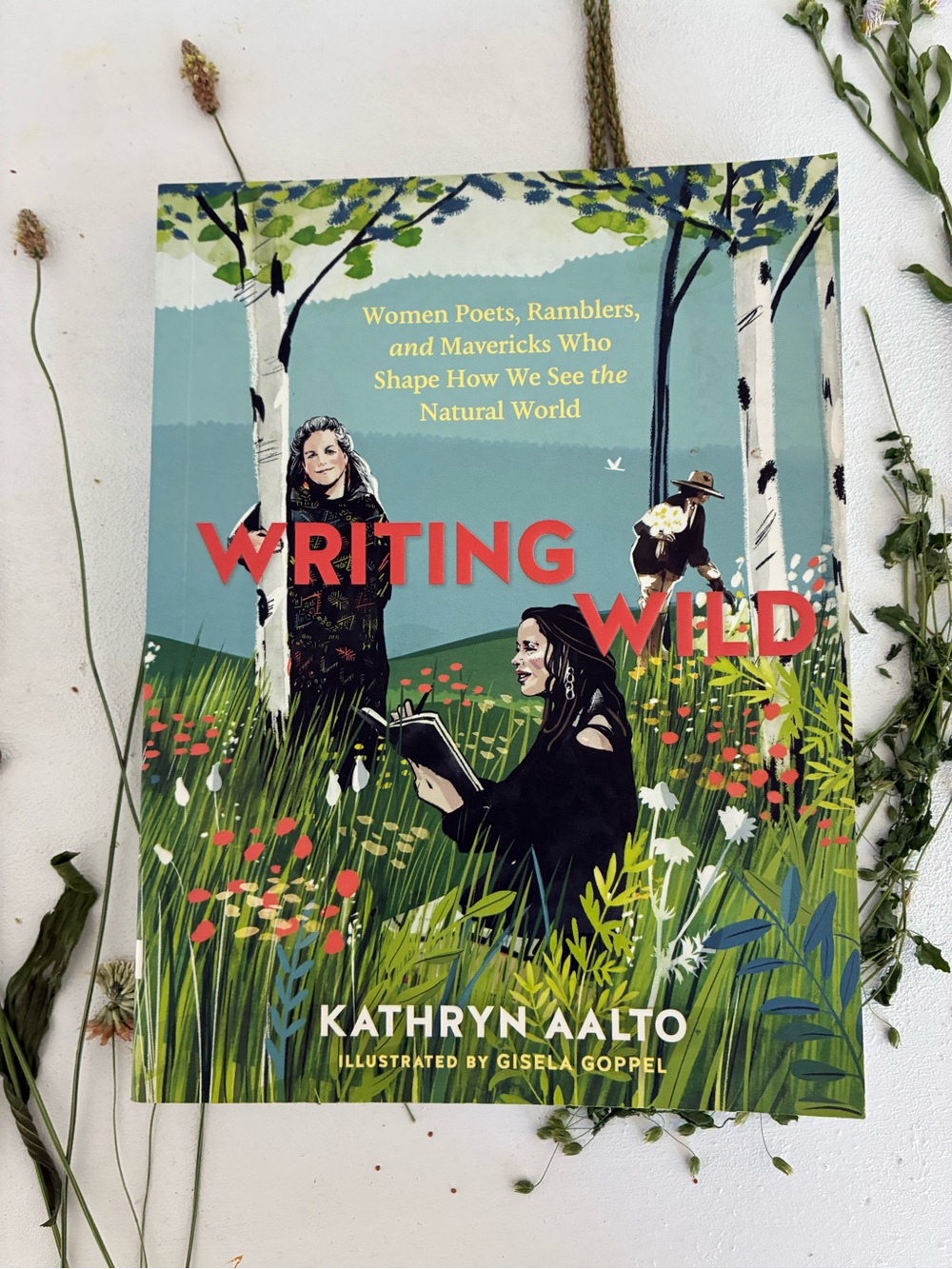 Writing Wild by — Green Illustrated Coffee Table Book